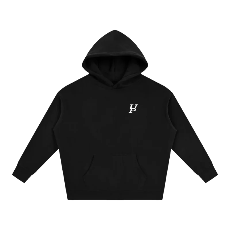 All Out Of F's Hoodie – Black, front