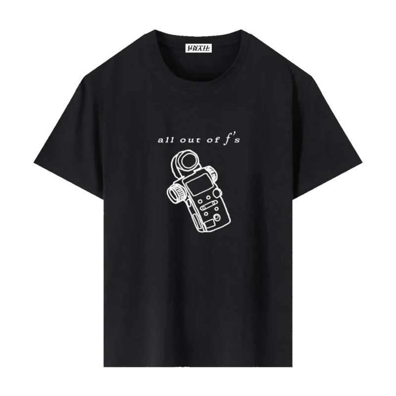 All Out Of F's Tee – Classic Black, front
